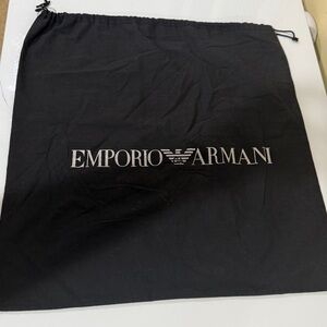 Emporio Armani Dust Bag Emporio Armani  Black Designer Bag